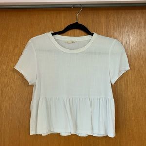 LA Hearts Linen Babydoll Shirt